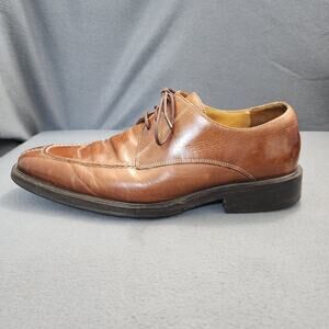 Cole Haan Mens Shoes 9 Oxford Brown Leather Dress Office Church Professional